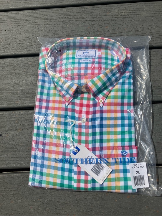 Southern Tide Other - Southern Tide Men's Multi-Color Gingham Button-Down Shirt